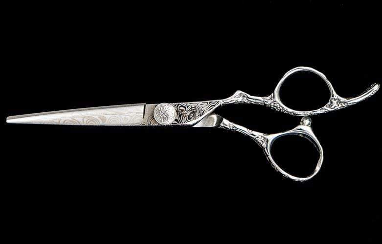 5.5” Limited Edition Damascus Patterned Hair Shear - TopEdgeShears